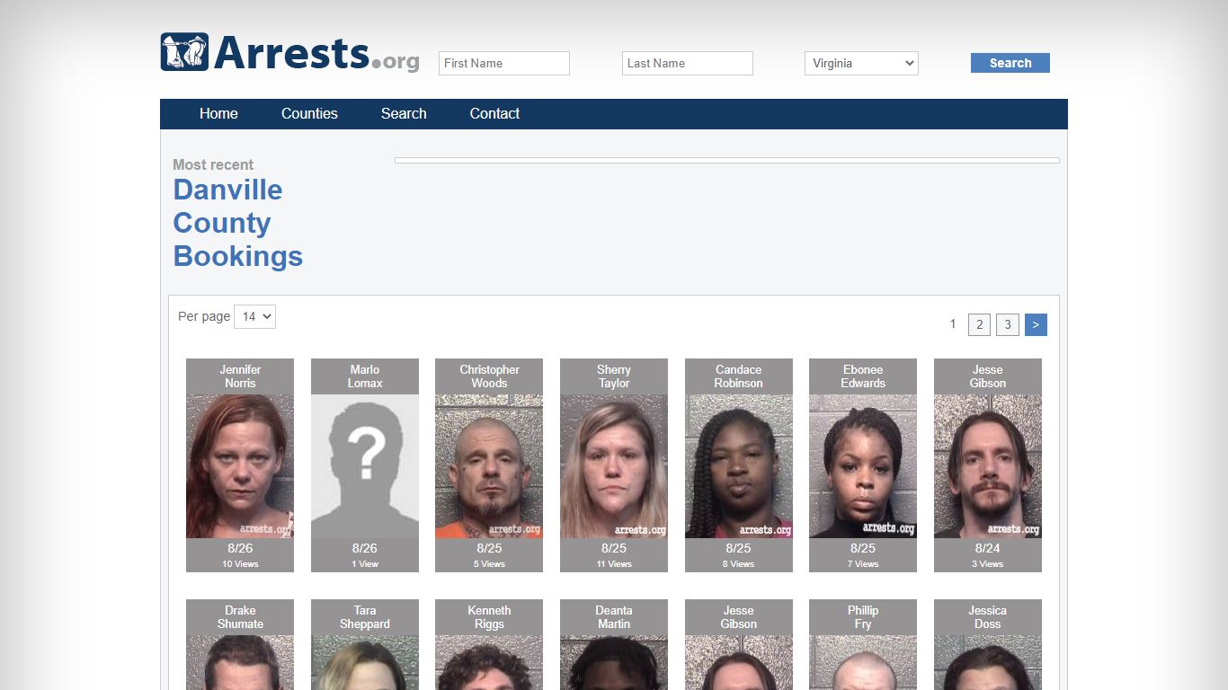 Danville County Arrests and Inmate Search